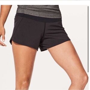 Lululemon Run Times Short *4" In Black